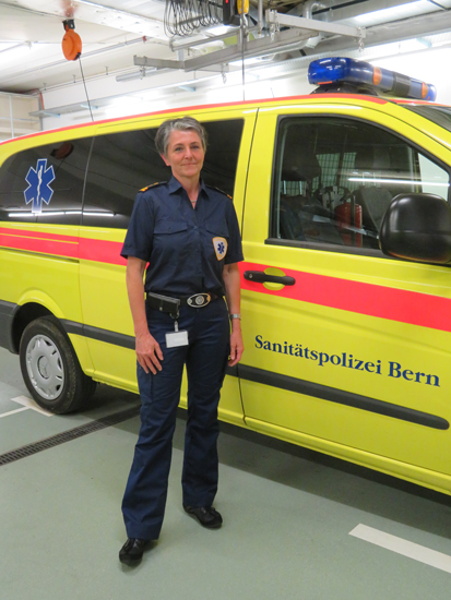 Daniela Habegger, Kommandantin der Sanitätspolizei Bern